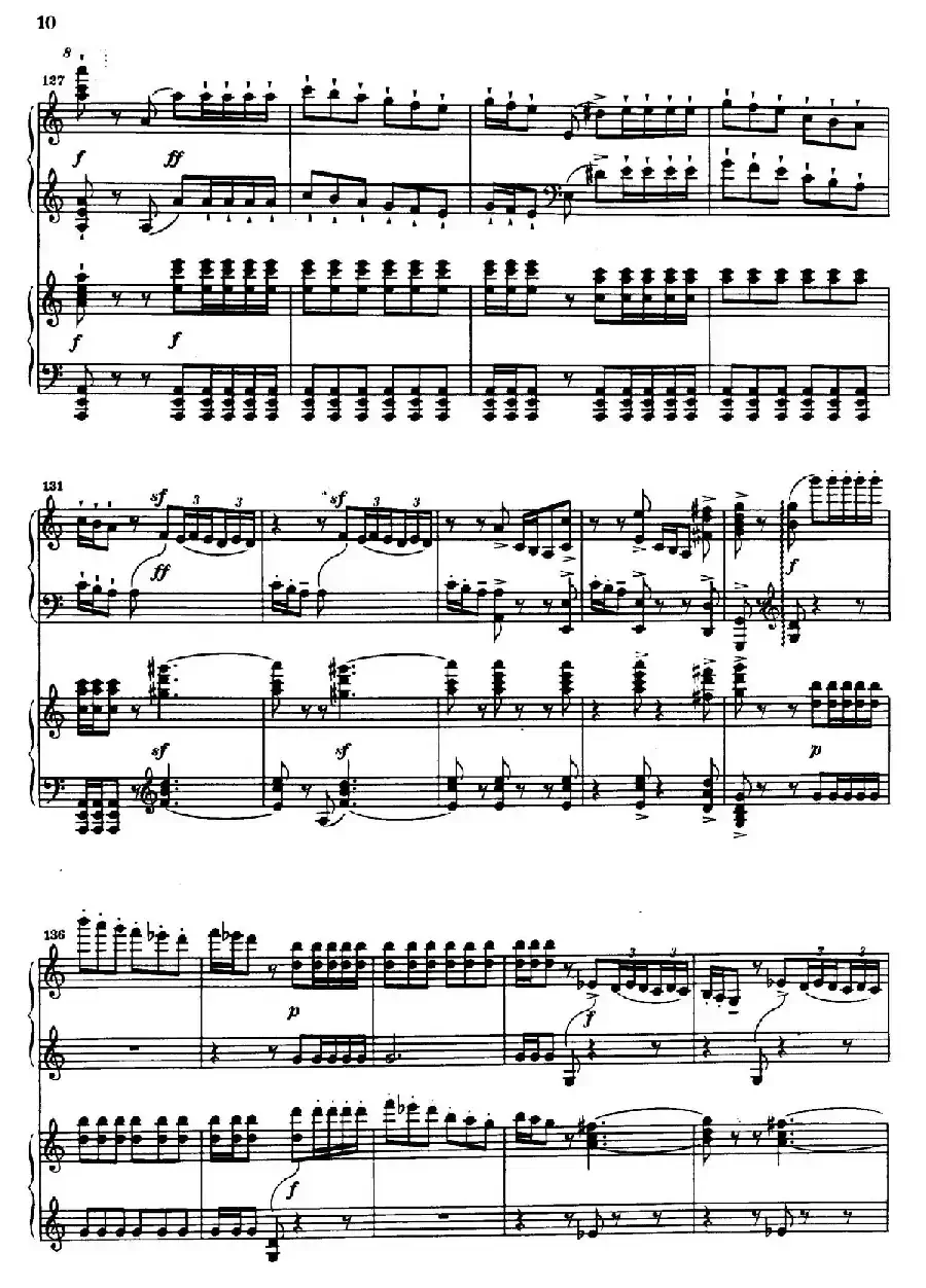 Introduction et Rondo Capriccioso Op.28(引子与随想回旋曲·双钢琴)