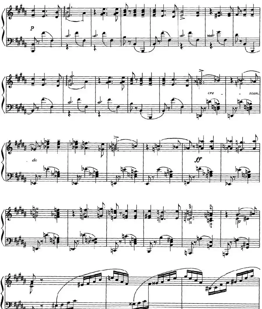 柴可夫斯基18首钢琴小品Op.72(11.Valse bluette)