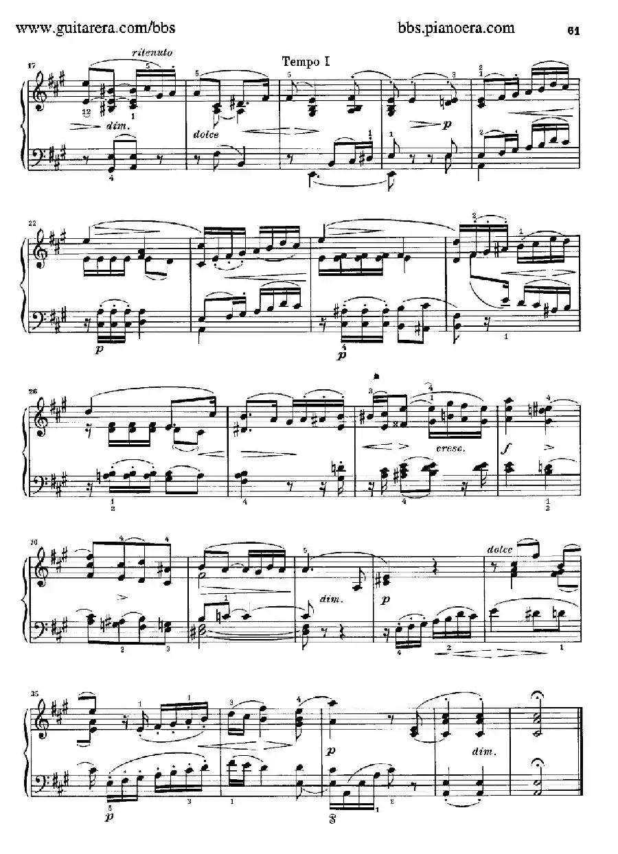 Neue Aquarelle Op.57(新水彩画·4. 浪漫曲)