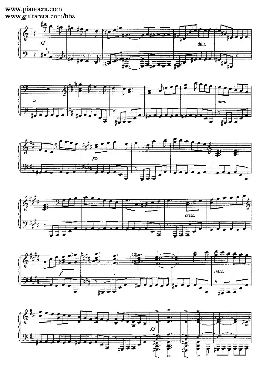 Two Pieces for Piano H.179(2首钢琴作品)