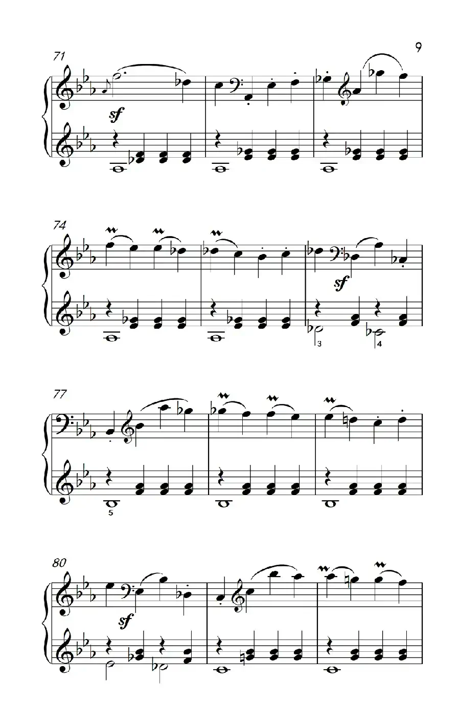 第八钢琴奏鸣曲(悲怆) 极慢的慢板序奏转辉煌的快板