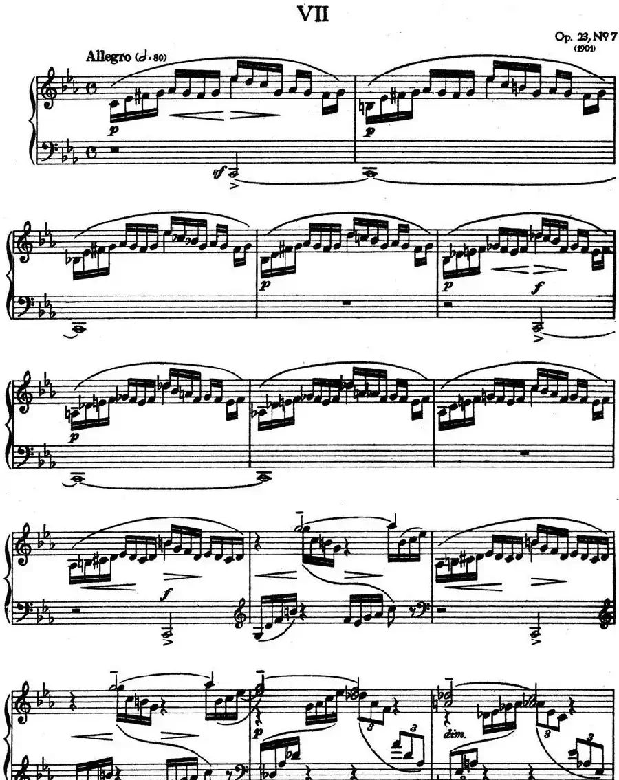 10 Preludes Op.23(拉赫玛尼诺夫10首前奏曲·Ⅶ)