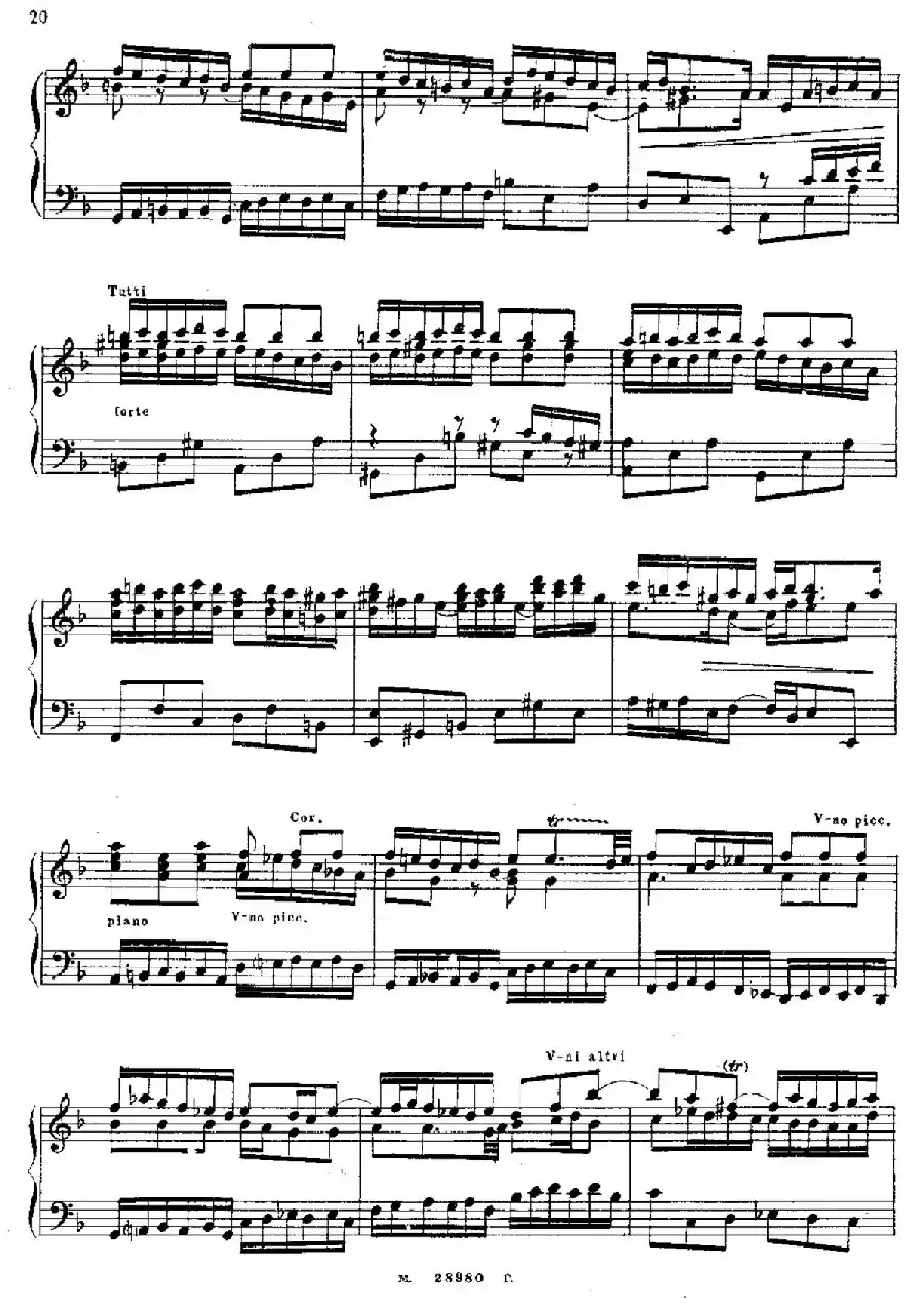 Brandenburg Concerto No.1 in F Major BWV 1046(F大调第一勃兰登堡协奏曲·第三乐章)