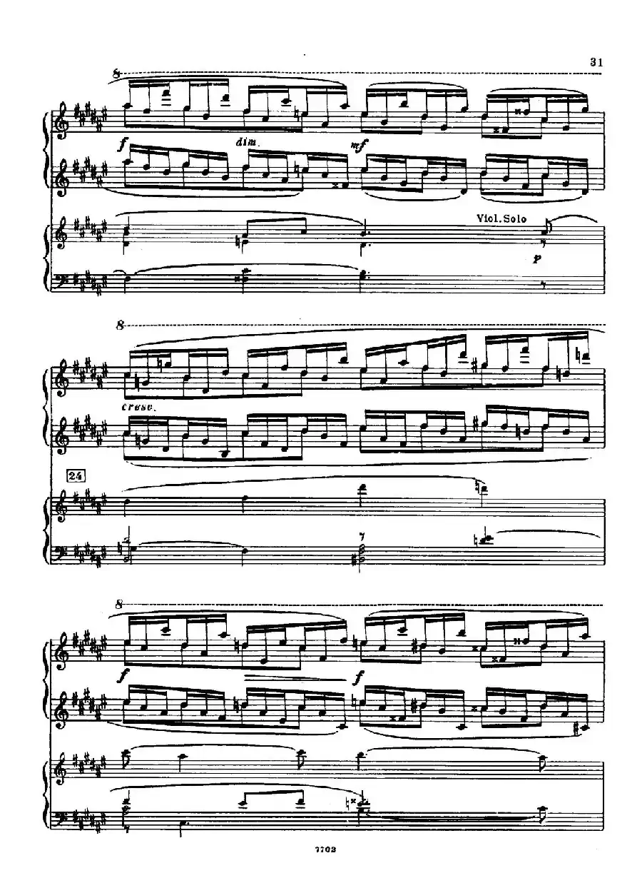 升f小调第一钢琴协奏曲 Op.1(双钢琴版)