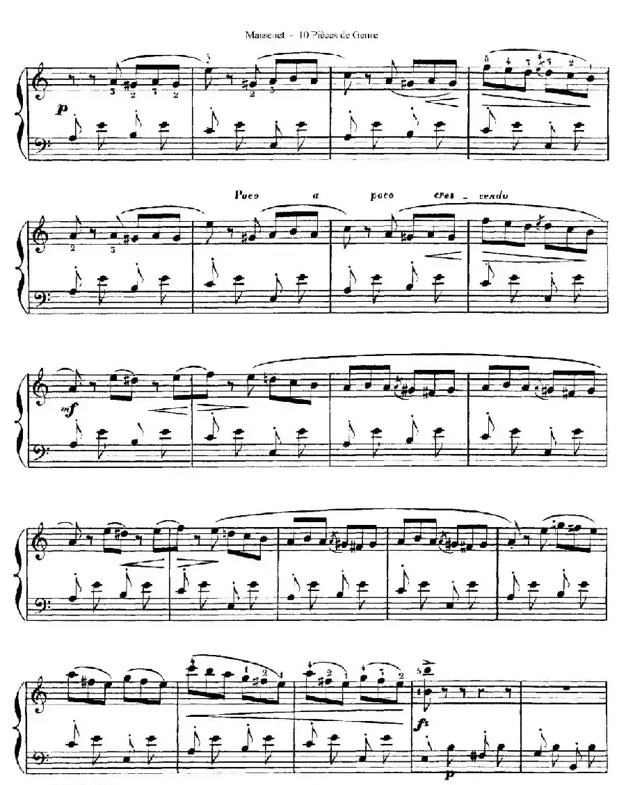 Dix Pièces de Genre Op.10(10首个性小品·Ⅵ)