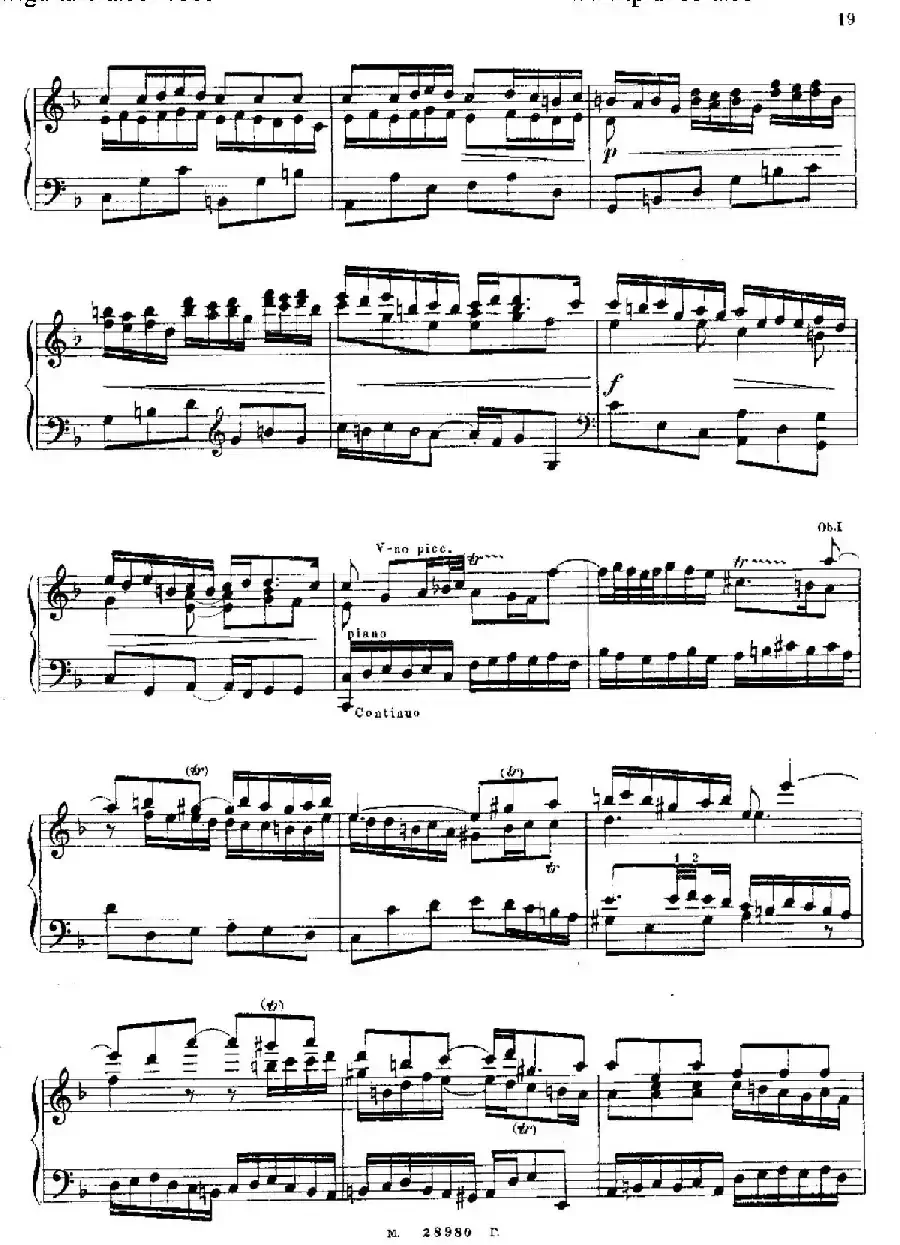 Brandenburg Concerto No.1 in F Major BWV 1046(F大调第一勃兰登堡协奏曲·第三乐章)