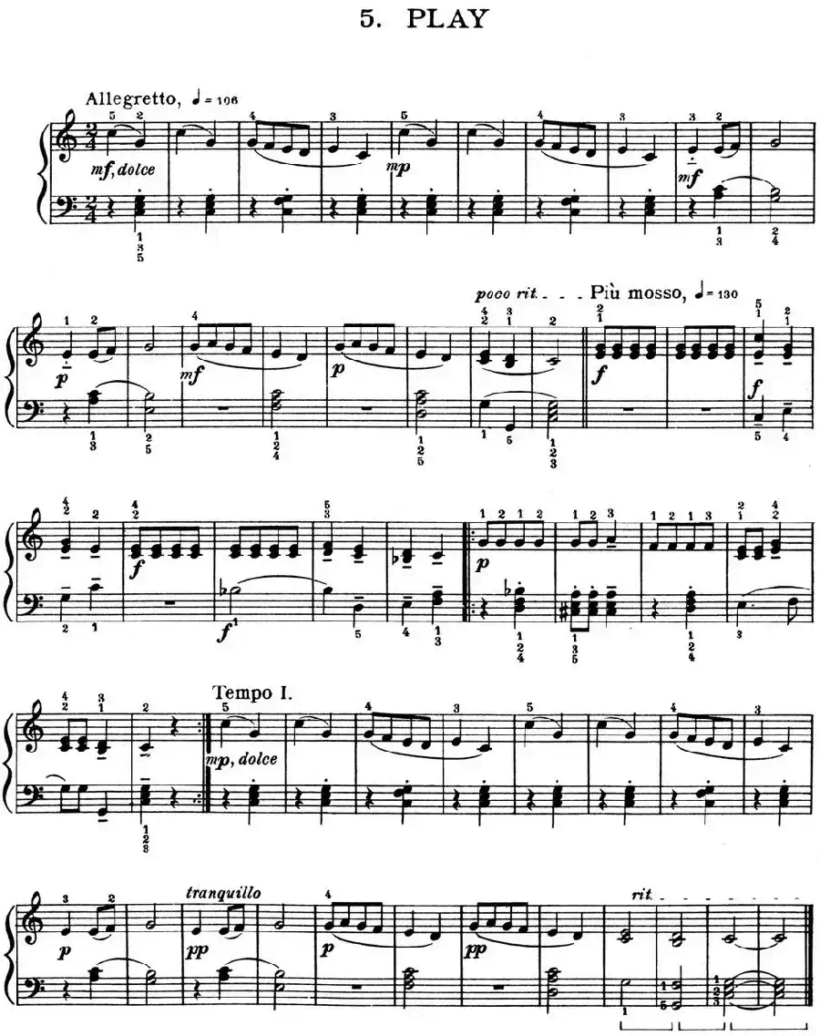 For Children Sz.42(献给孩子们·5)