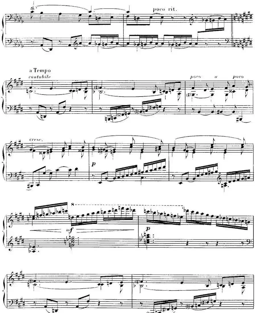 福雷13首船歌:Barcarolle No·8 in D-flat, Op·96