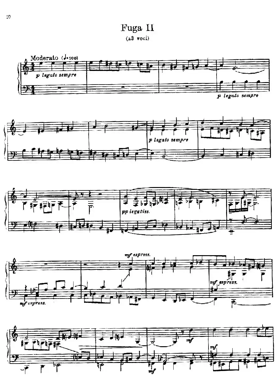 24 Preludes and Fugues Part.1 Op.45(24首前奏曲与赋格·第一部分·2)