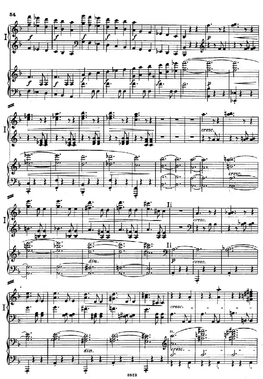d小调第九交响曲 Op.125(双钢琴P53——62)