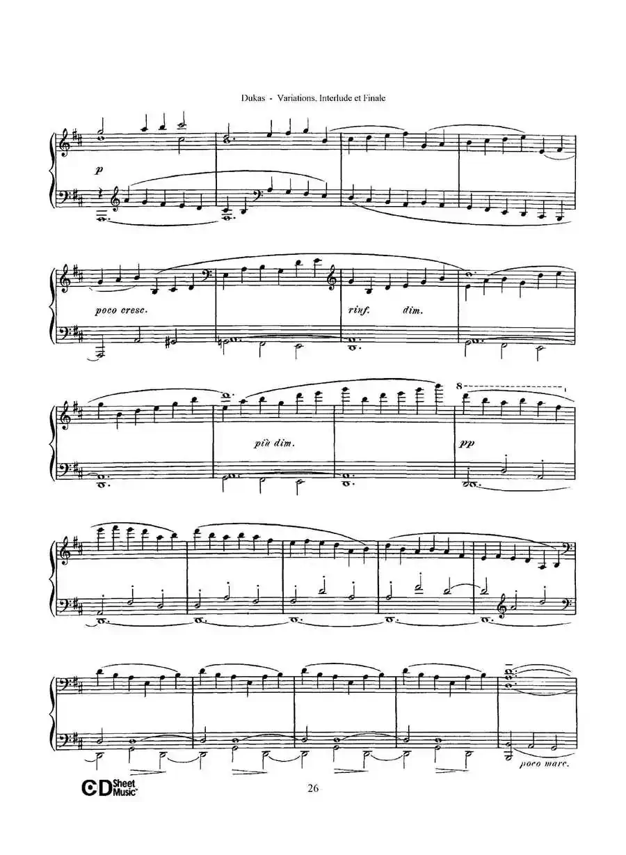 Variations, Interlude & Finale on theme de Rameau(拉摩主题变奏曲、间奏曲和终曲·第二部分)
