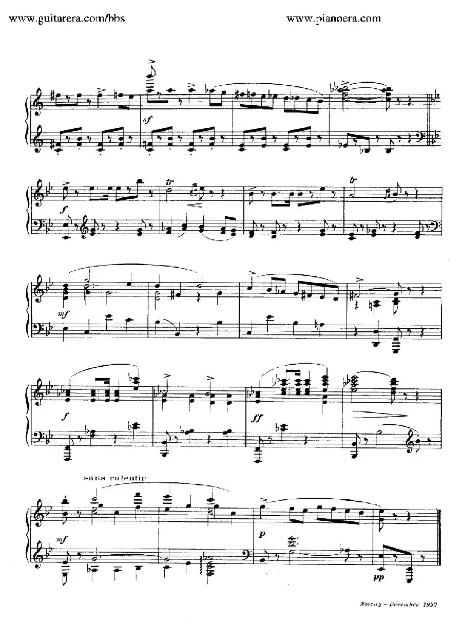 15 Improvisations(15首即兴曲·Ⅵ)
