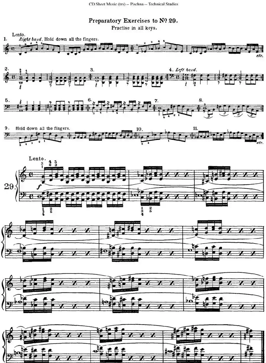 Technical Studies 60 Progressive Exercises (60首钢琴循序渐进练习曲 P41——50)