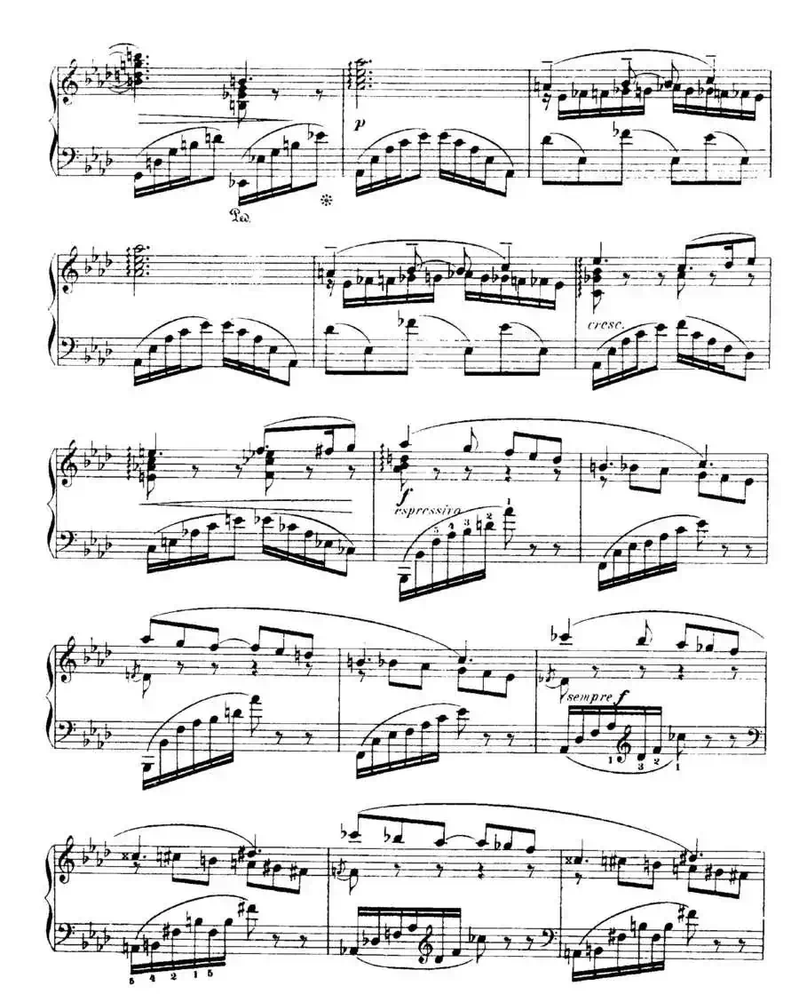 福雷13首船歌:Barcarolle No·4 in A-flat, Op·44