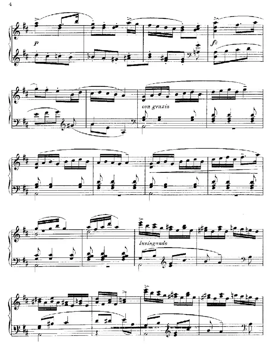4 Sketches Op.35(4首素描·4)