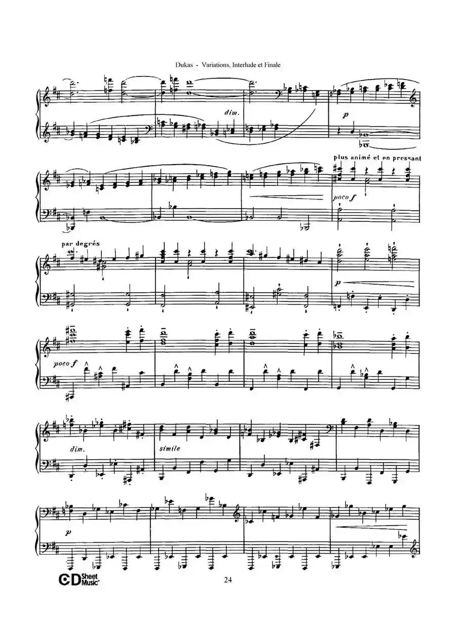 Variations, Interlude & Finale on theme de Rameau(拉摩主题变奏曲、间奏曲和终曲·第二部分)