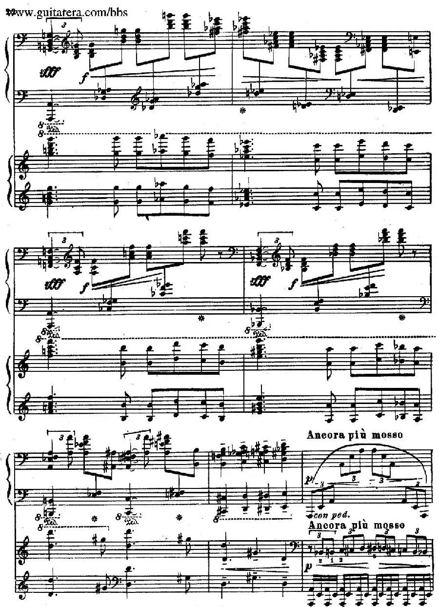 Variation on a Theme by Paganini(帕格尼尼主题变奏曲·双钢琴)