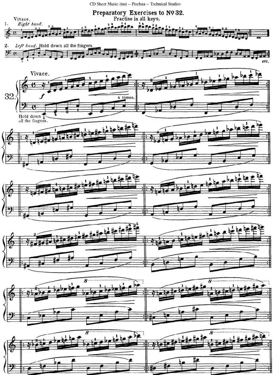 Technical Studies 60 Progressive Exercises (60首钢琴循序渐进练习曲 P41——50)