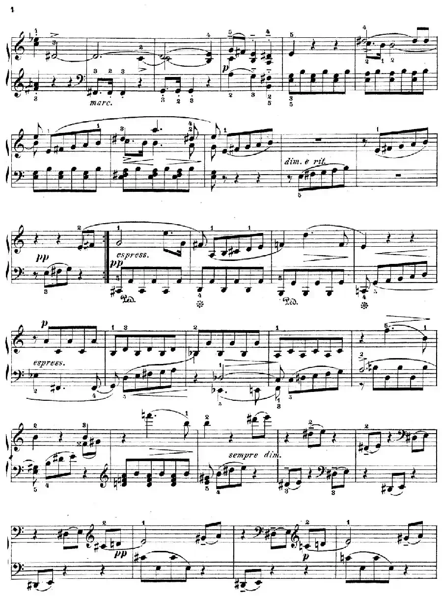 Five Sonatinas Op.70(5首钢琴小奏鸣曲·1)