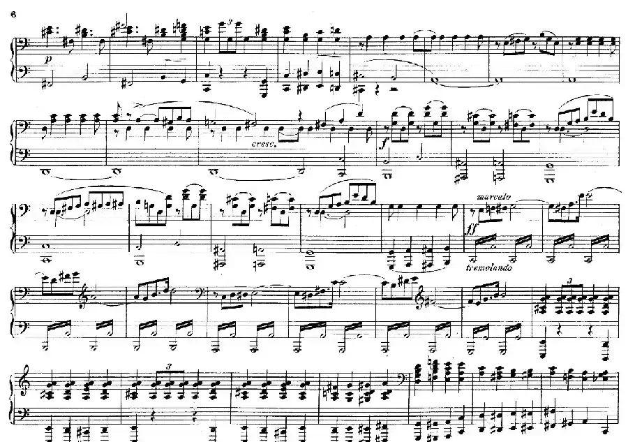 Deux Morceaux Pour Quatre Mains Op.43(2首四手联弹小品·1)