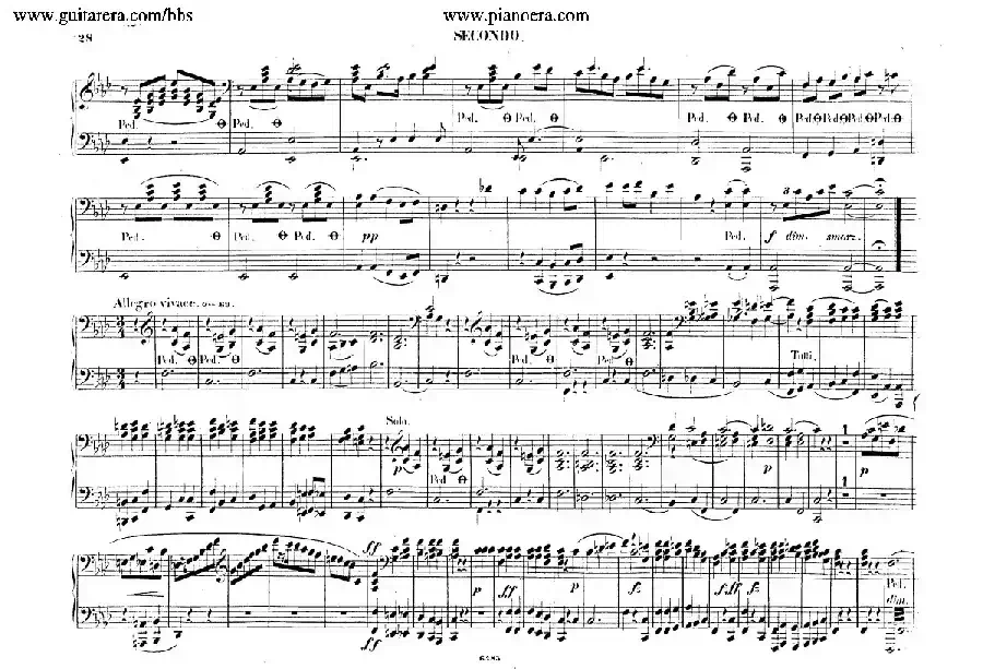 Piano Concerto No.2 in f Minor Op.21(f小调第二钢琴协奏曲·四手联弹版)