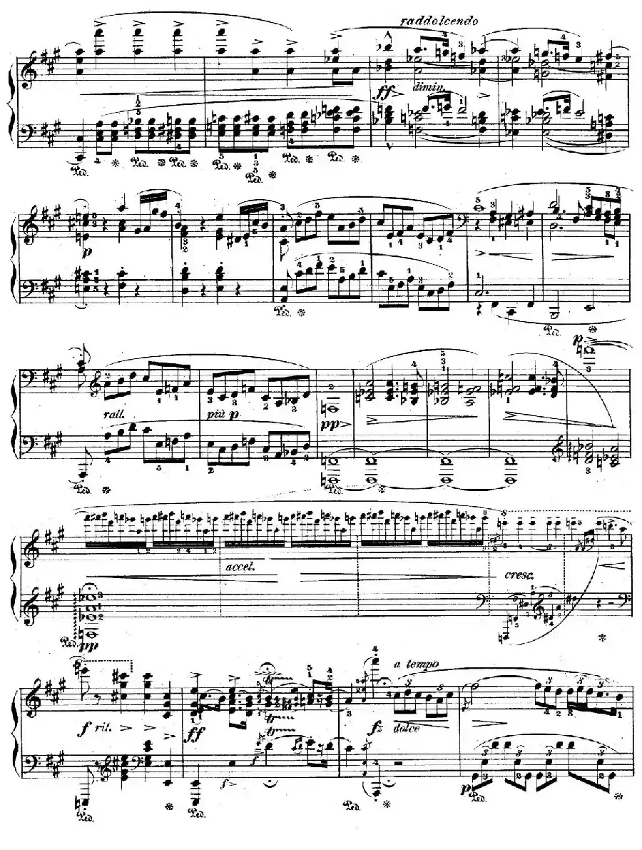 Allegro de Concerto Op.46(A大调音乐会快板)