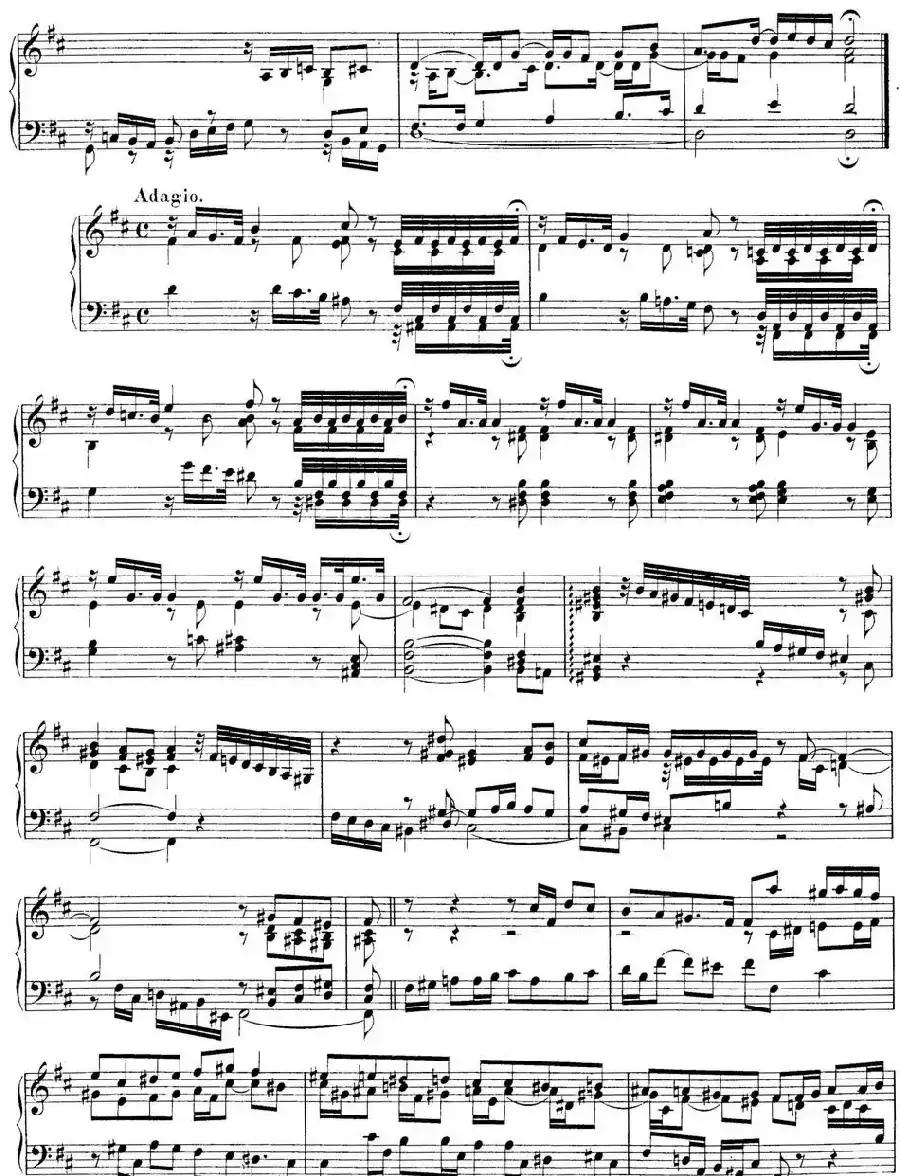 Toccata BWV 912(7首托卡塔·No.3 D大调)