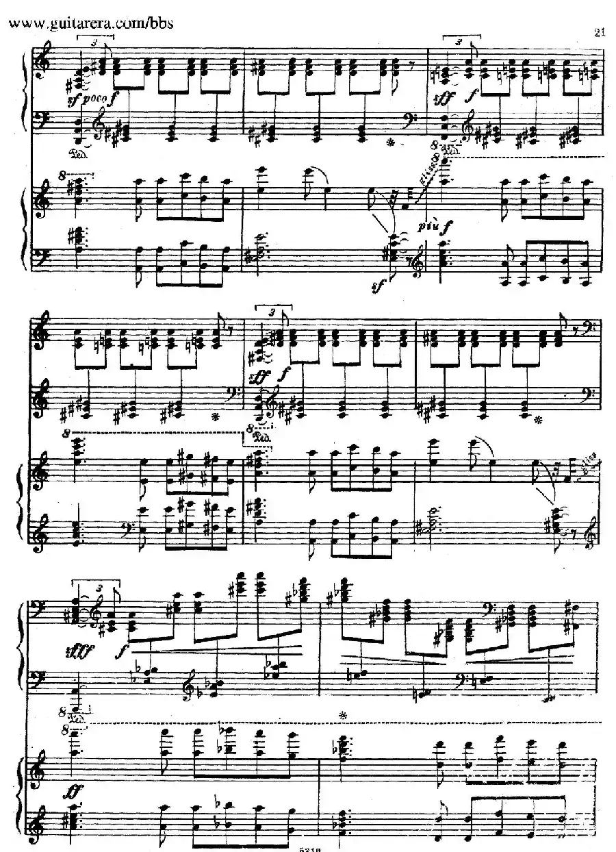 Variation on a Theme by Paganini(帕格尼尼主题变奏曲·双钢琴)