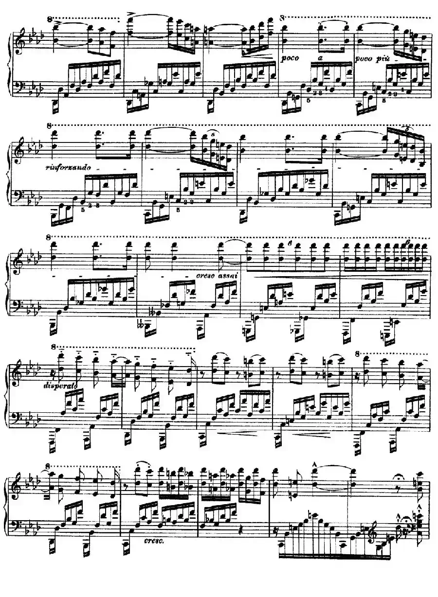 12 Etudes d'execution Transcendante S.139(12首超技练习曲·10)