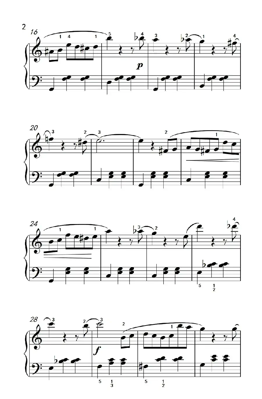 春之声圆舞曲(老年大学 钢琴教程 3)