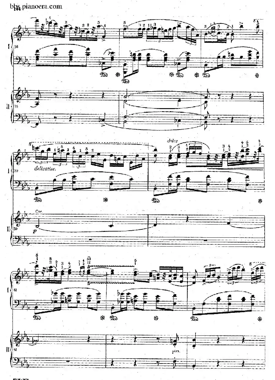 Grande Polonaise Brilliante Preceded by an Andante Spianato Op.22(平静的行板与华丽的波兰舞曲·双钢琴版)