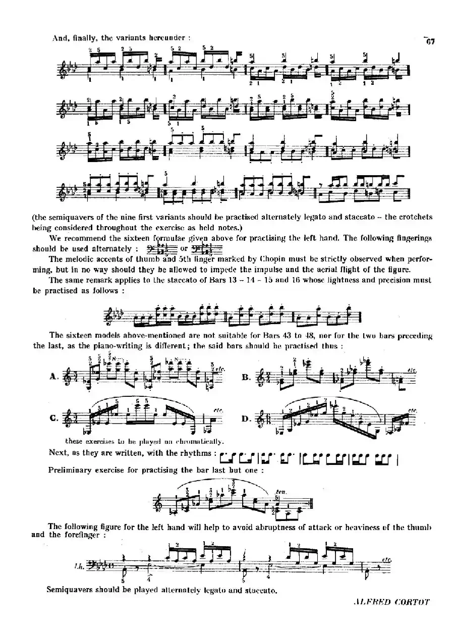 12 Etudes Op.10 柯尔托教学版(12首练习曲·10)
