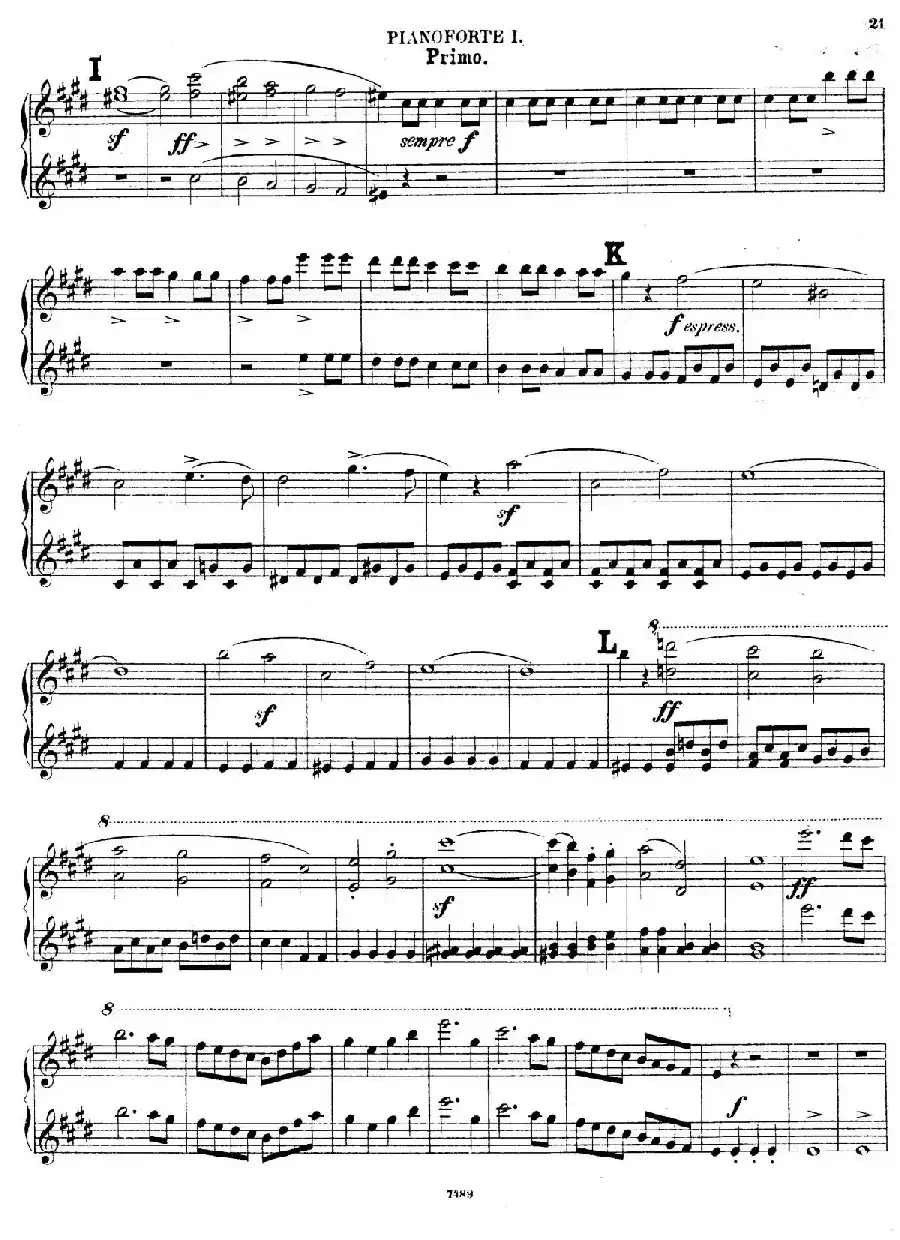 Ein Sommernachtstraum Overture Op.21(仲夏夜之梦序曲·八手联弹版)