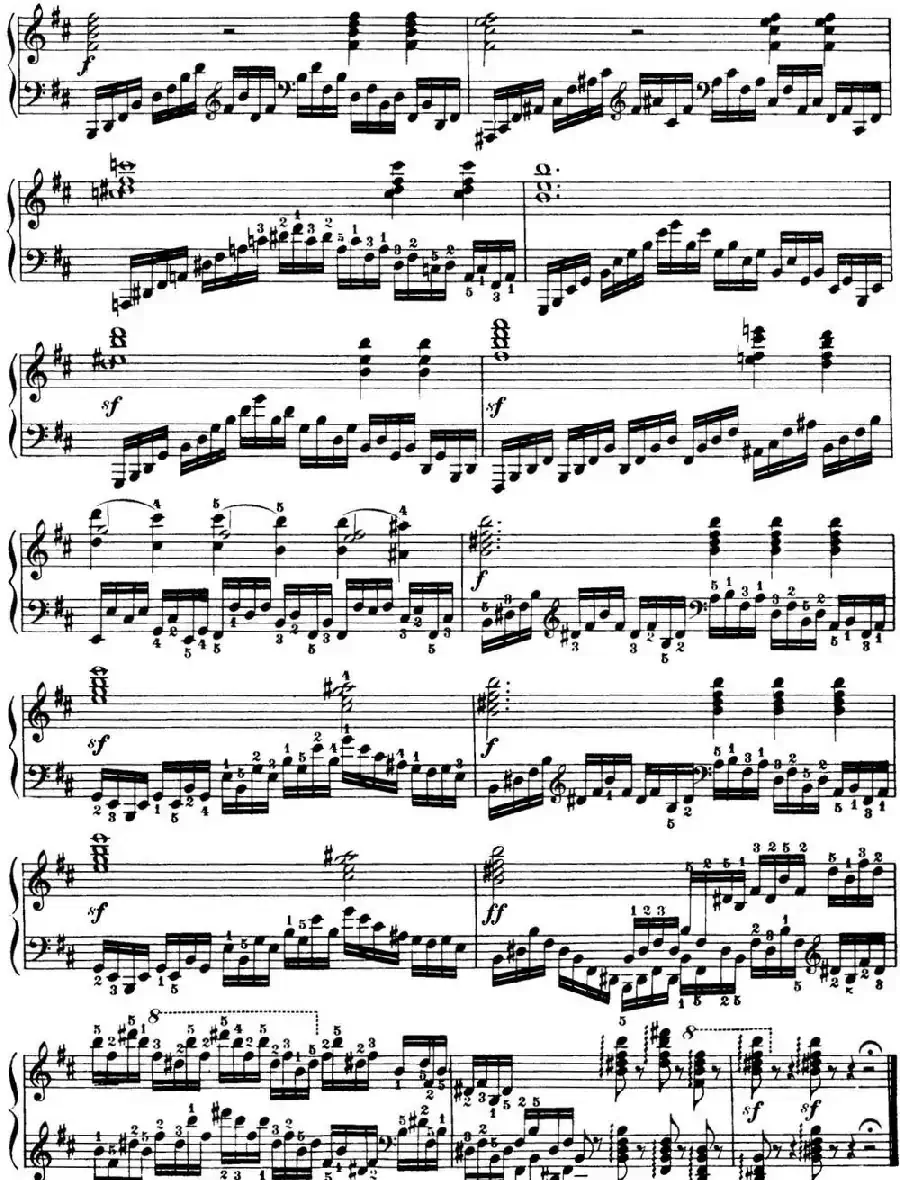50首车尔尼Op.740钢琴手指灵巧技术练习曲(NO.28)