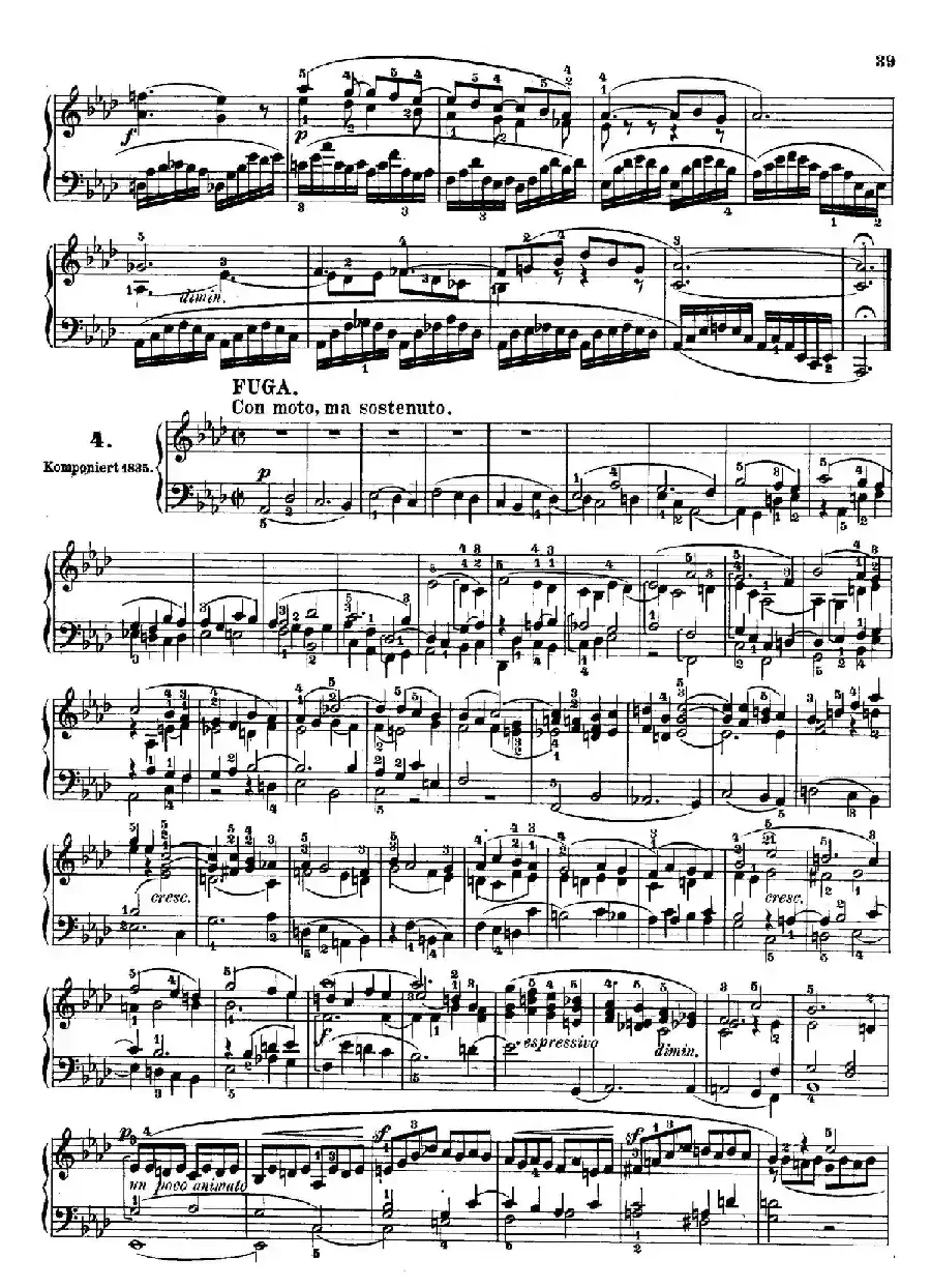 6 Preludes and Fugues Op.35(6首前奏曲与赋格·4)
