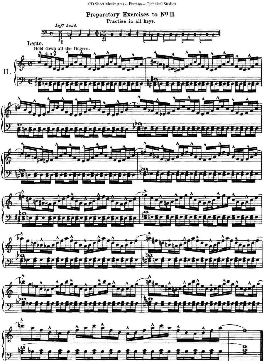 Technical Studies 60 Progressive Exercises (60首钢琴循序渐进练习曲 P21——30)