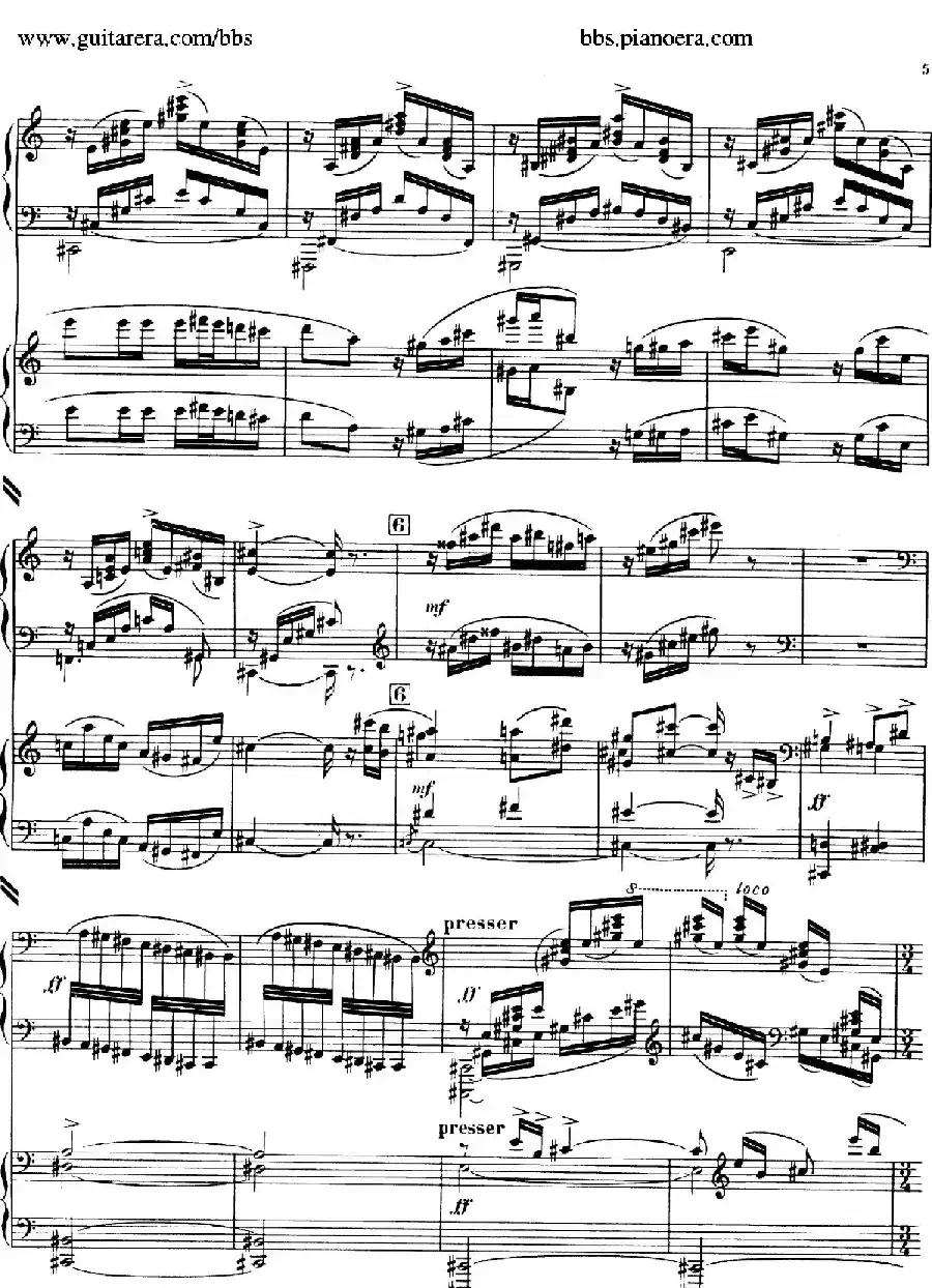 Piano Concerto in c-sharp Minor (升c小调钢琴协奏曲·第一乐章)