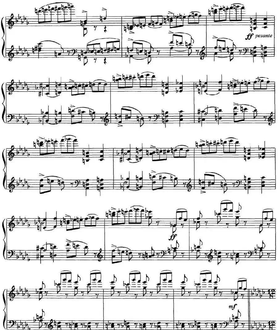 柴可夫斯基18首钢琴小品Op.72(10.Scherzo-fantaisie)