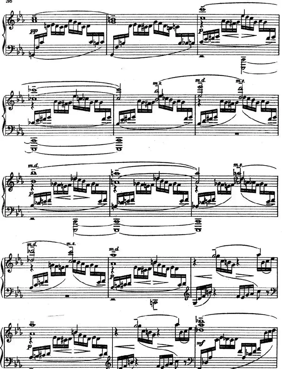 10 Preludes Op.23(拉赫玛尼诺夫10首前奏曲·Ⅶ)