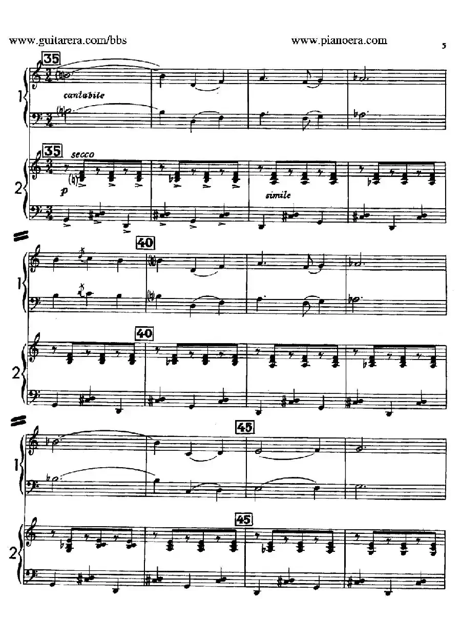 Sabre Dance(马刀舞曲)(双钢琴版)