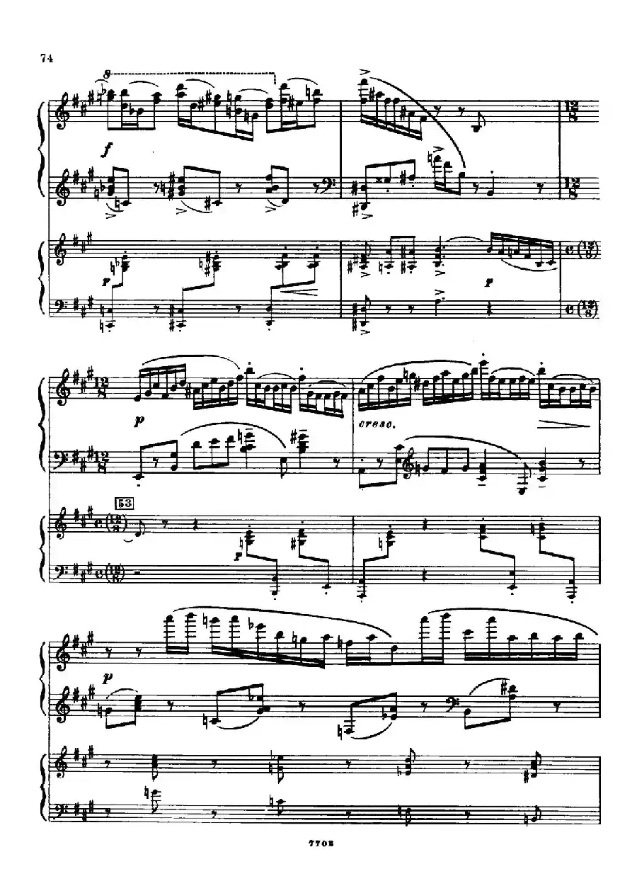 升f小调第一钢琴协奏曲 Op.1(双钢琴版)
