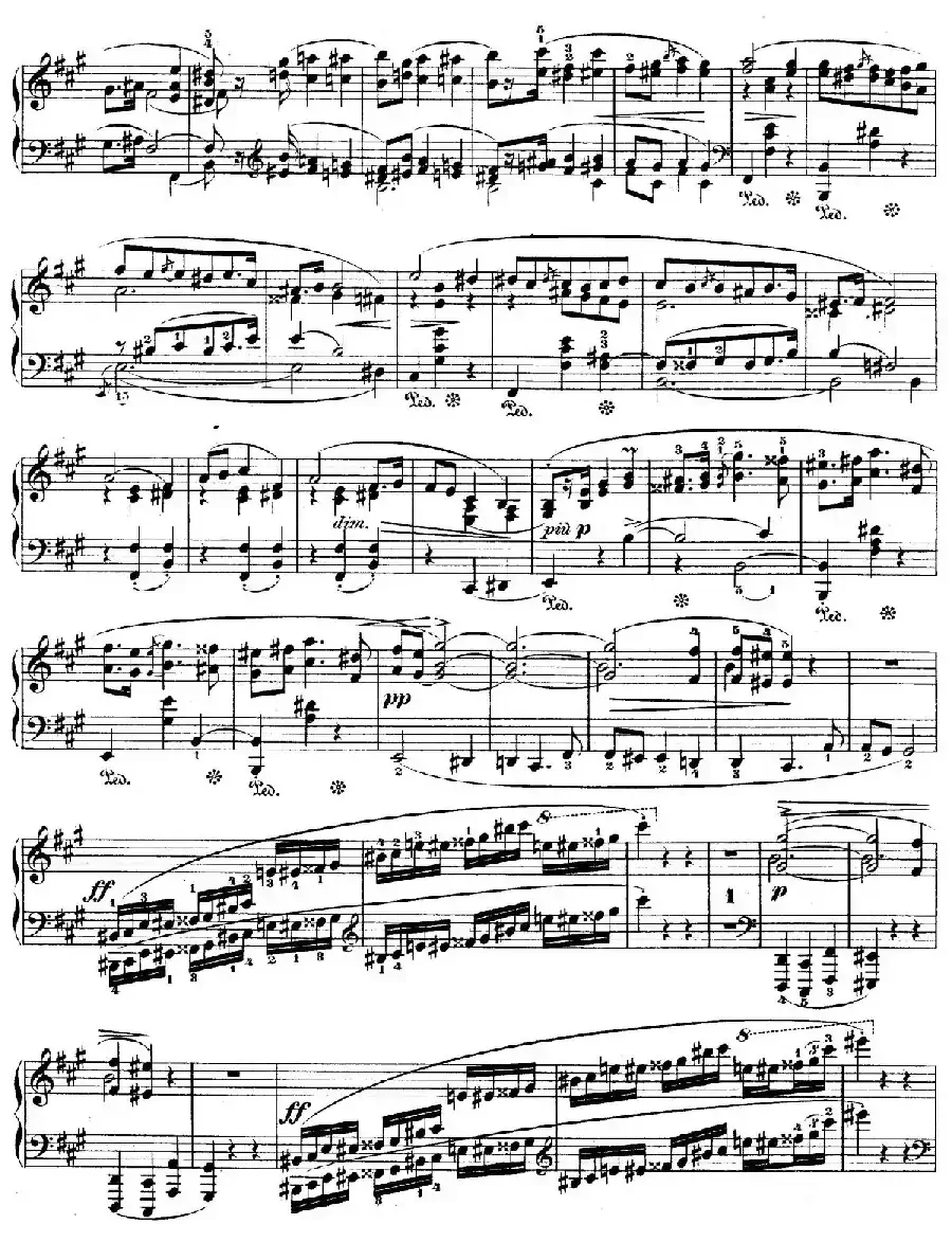 Polonaise in f-Sharp Minor Op.44(升f小调波兰舞曲)