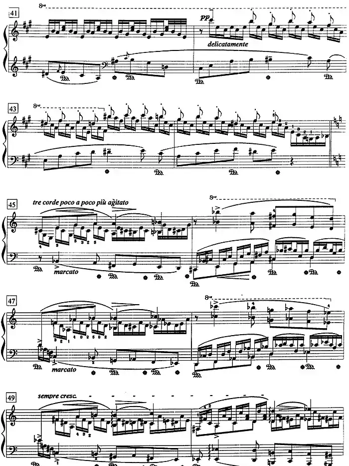 钢琴教程第八级 练习曲(森林的呼啸)