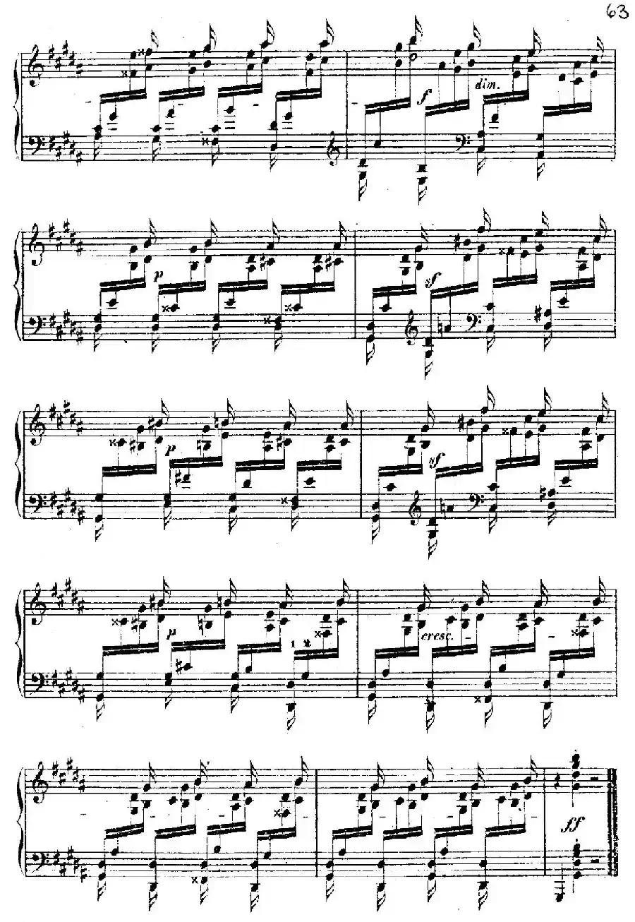 Douze Etudes de Salon Op.5(12首沙龙练习曲·12)