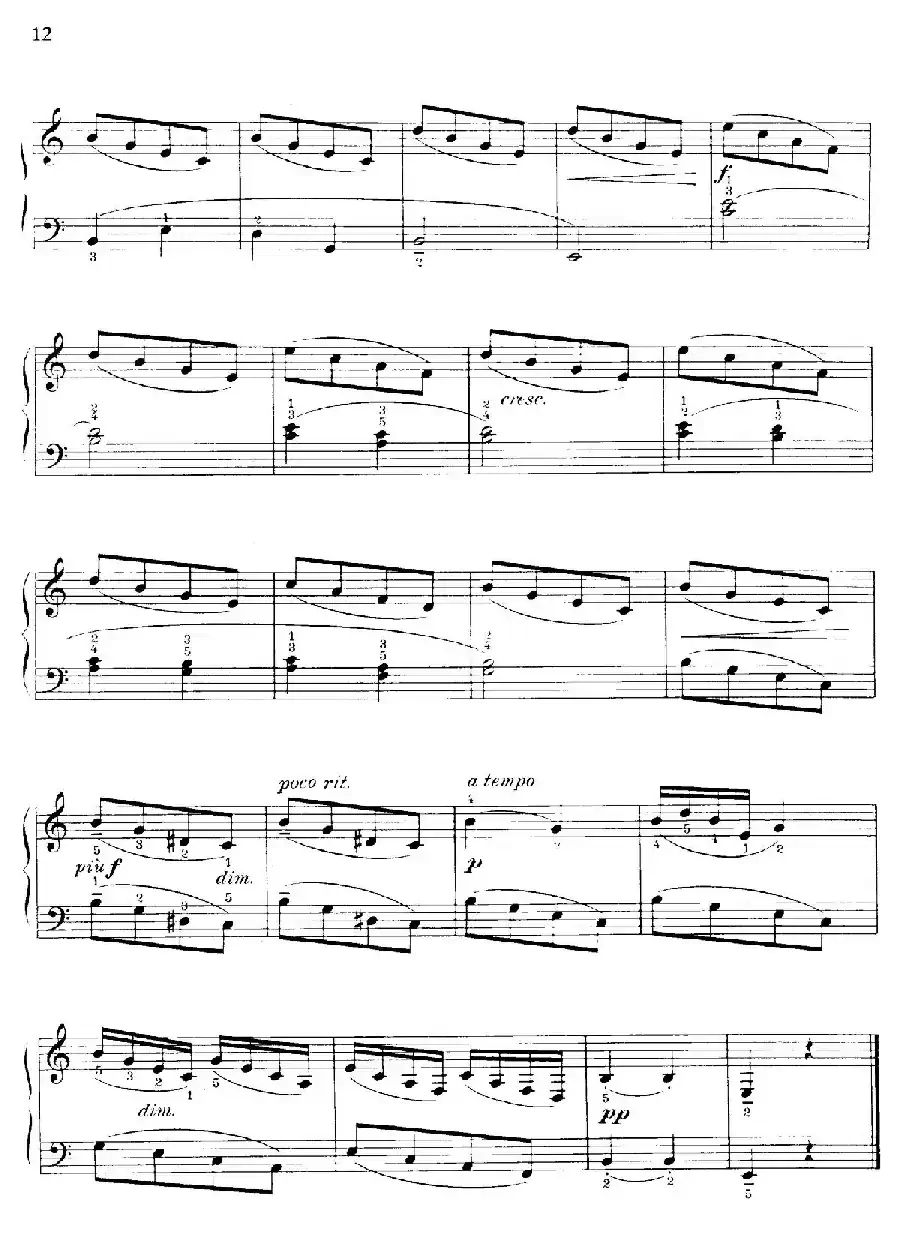 Thirty Pieces For Children Op.27(30首儿童钢琴曲 6—10)
