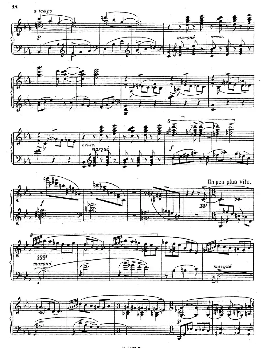 Sonate Romantique Op.3(浪漫奏鸣曲·Ⅱ)