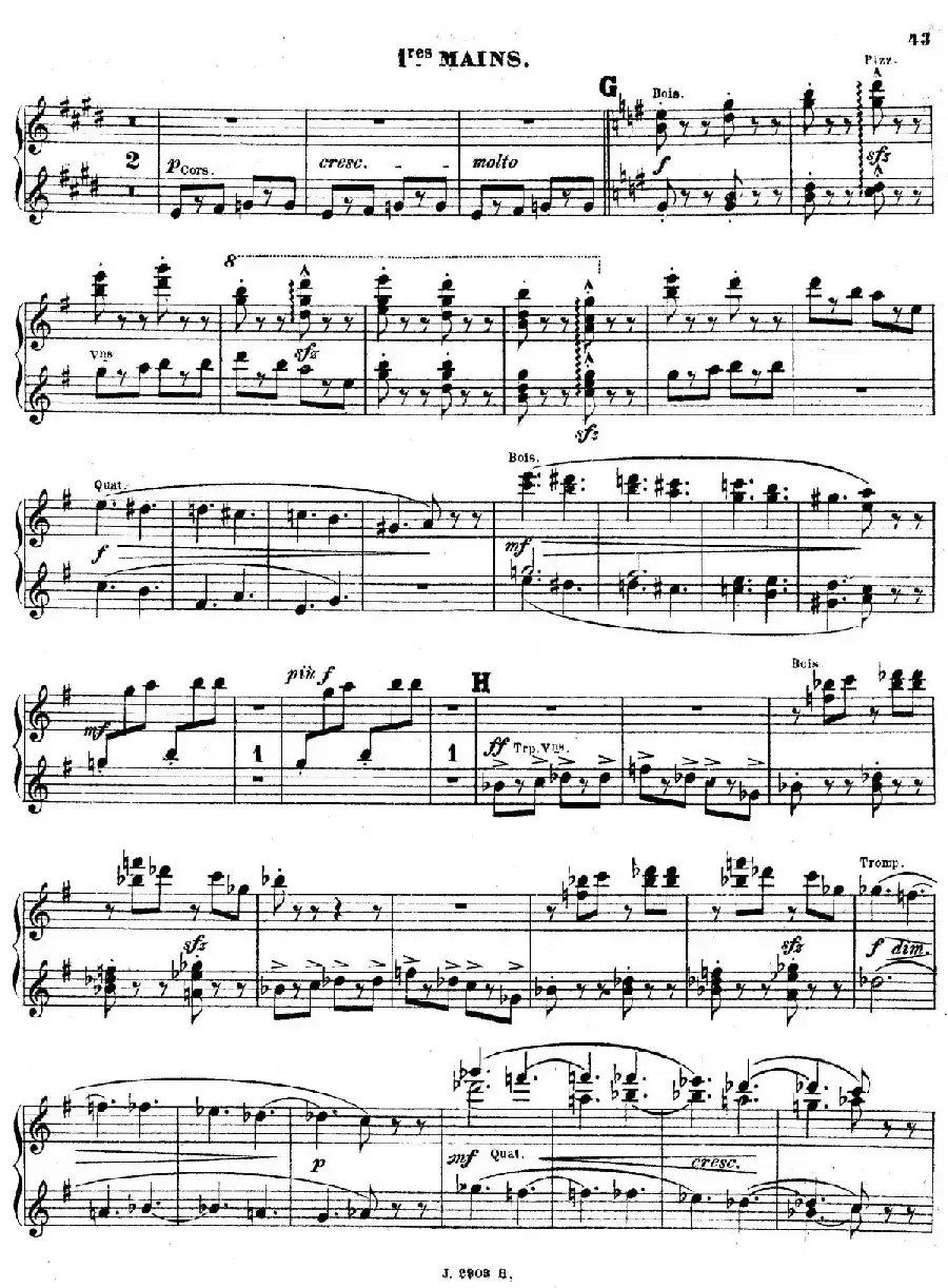 Symphony on a French Mountain Air Op.25(法国山歌交响曲·双钢琴·Ⅲ)