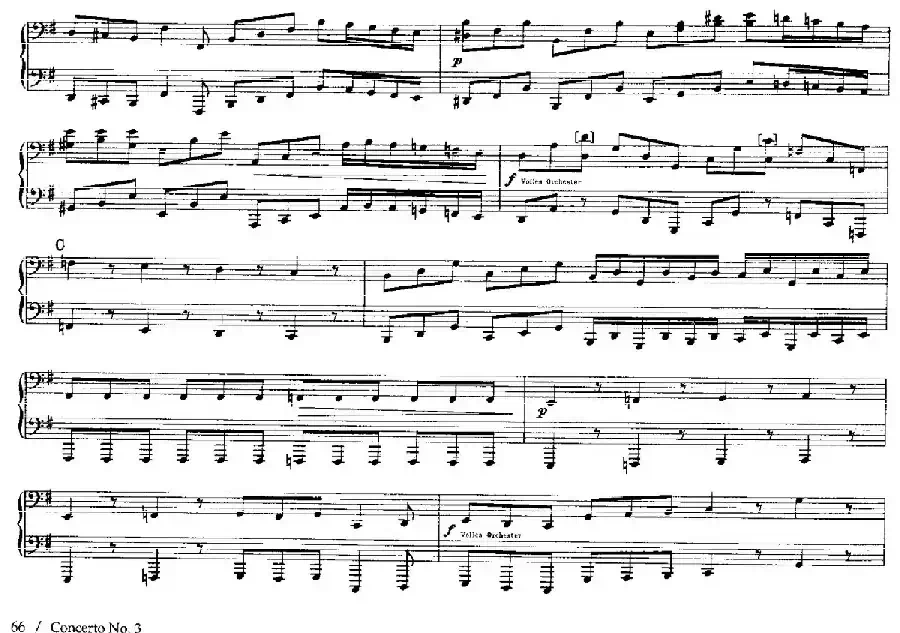 Brandenburg Concerto No.3 in G Major BWV.1048(G大调第三勃兰登堡协奏曲·四手联弹版)
