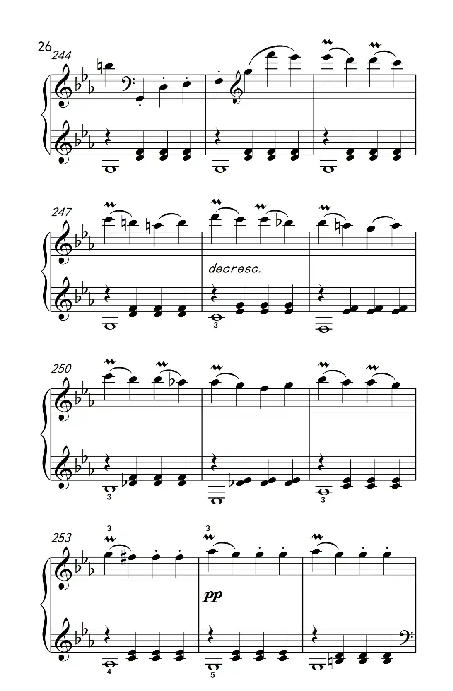 第八钢琴奏鸣曲(悲怆) 极慢的慢板序奏转辉煌的快板