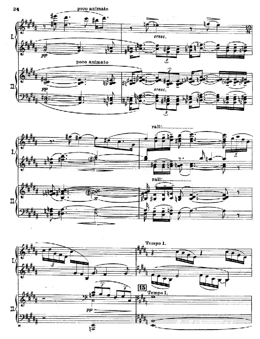 The Pines of Rome(交响诗《罗马的松树》·双钢琴)(第三部分:吉阿尼库伦山的松树)